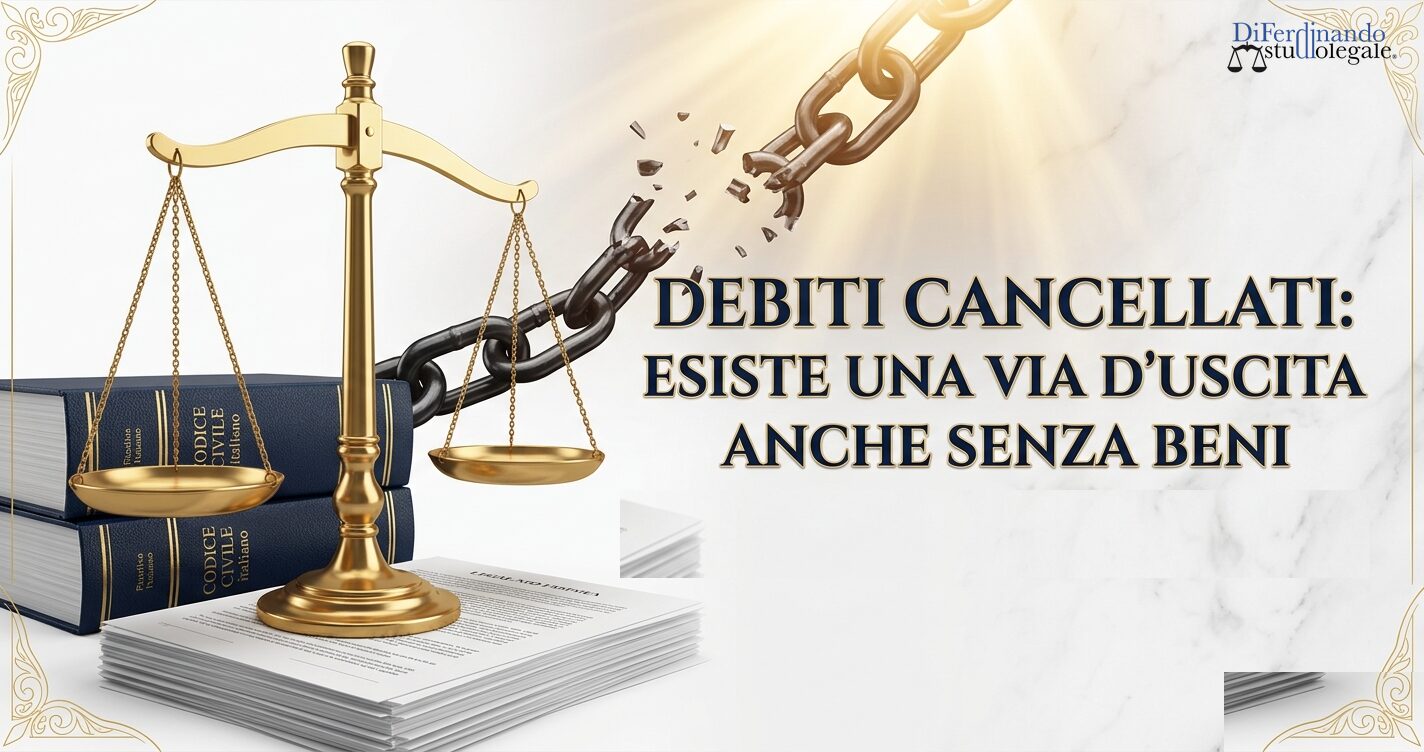 Esdebitazione incapiente: liberazione dai debiti senza beni