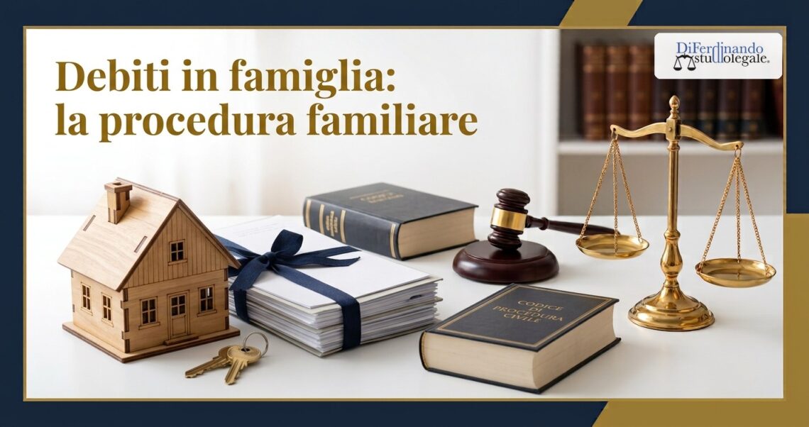 Debiti in famiglia: la procedura familiare