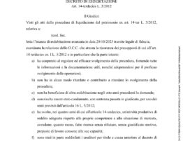 Liquidazione del patrimonio — Paga 17.000 euro su 66.000 di debiti: il Tribunale di Teramo libera la debitrice da tutto
