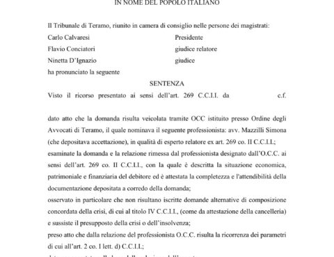 Pignoramento — Cinque pignoramenti già assegnati e i fermi sull'auto: il Tribunale di Teramo li ferma tut