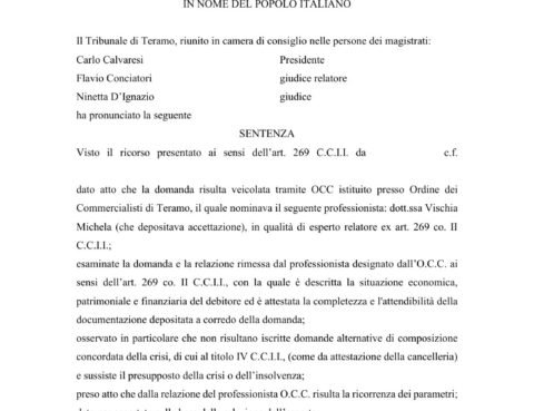 Cessione del quinto — Cessione del quinto, delega e pignoramento sullo stipendio: il Tribunale di Teramo li azze