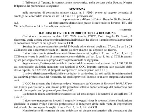 Cram down fiscale — Il 98% dei creditori vota contro, il Tribunale omologa lo stesso: concordato minore approv