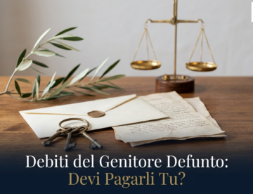 Debiti del genitore defunto: devi pagarli tu?